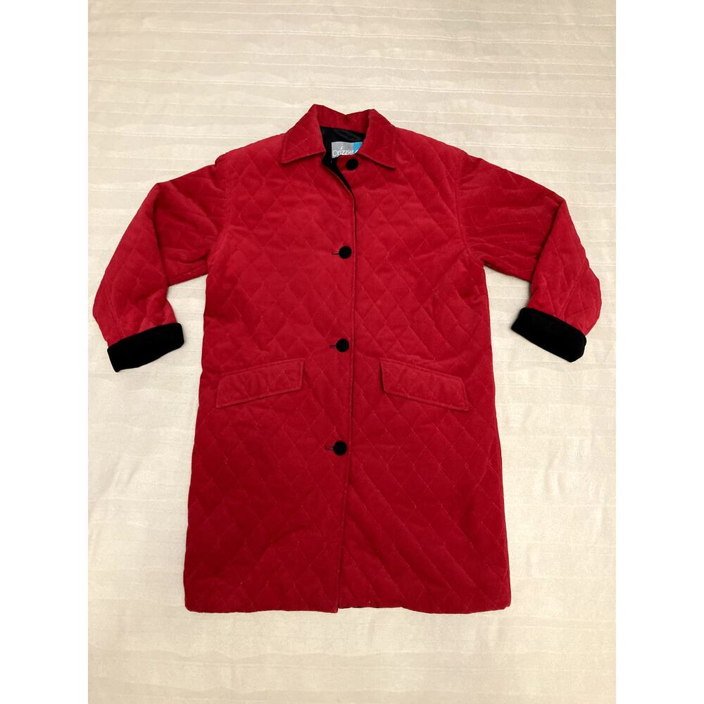 Vintage Drizzle etc. Red Coat, Women's Size 4